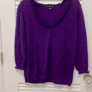 Women’s purple Top. Size XL. Knitted .
